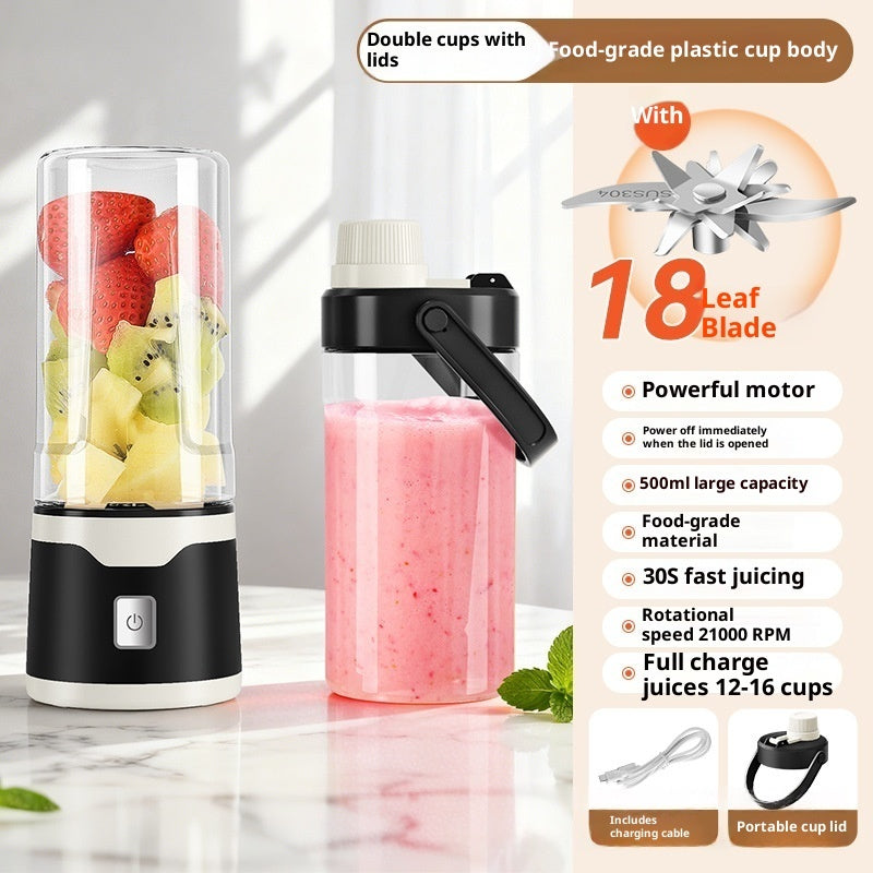 Rechargeable USB Juicer Blender 500ML Portable Cup
