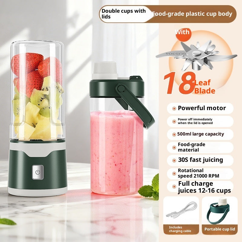 Rechargeable USB Juicer Blender 500ML Portable Cup