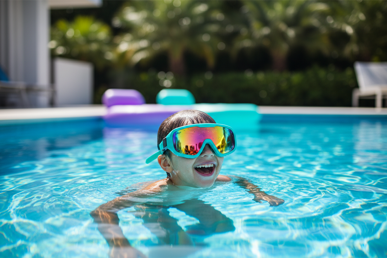 Kids Swim Goggles Lifestyle